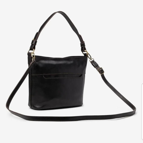 NEW! Hobo Belle Convertible Shoulder Bag Black Leather NWT - Picture 7 of 14